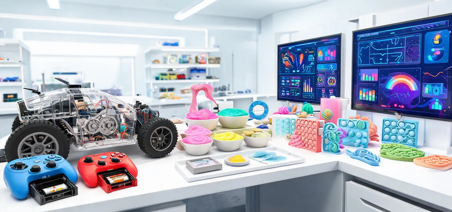 Axial STEM toy technology lab